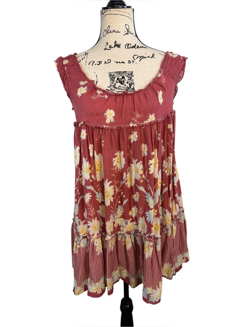 Free People Bali Wild Daisy Slip Dress size Large
